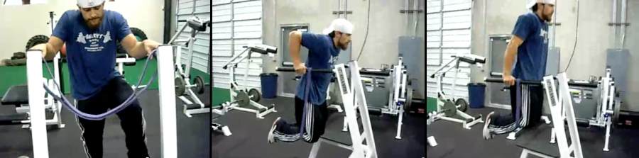 band assisted dips