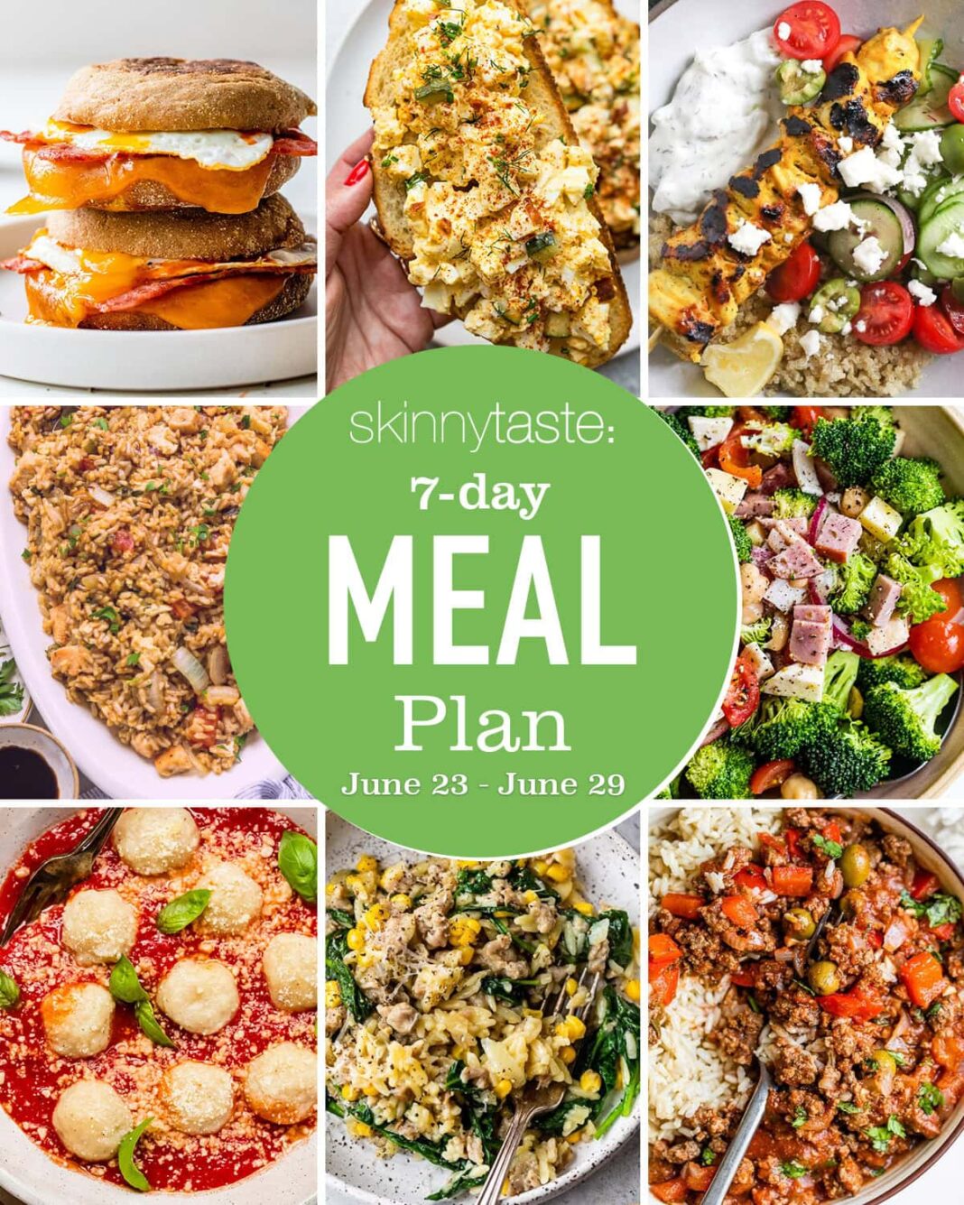 Fit Fusion Hacks Free 7 Day Healthy Meal Plan (June 23-29)