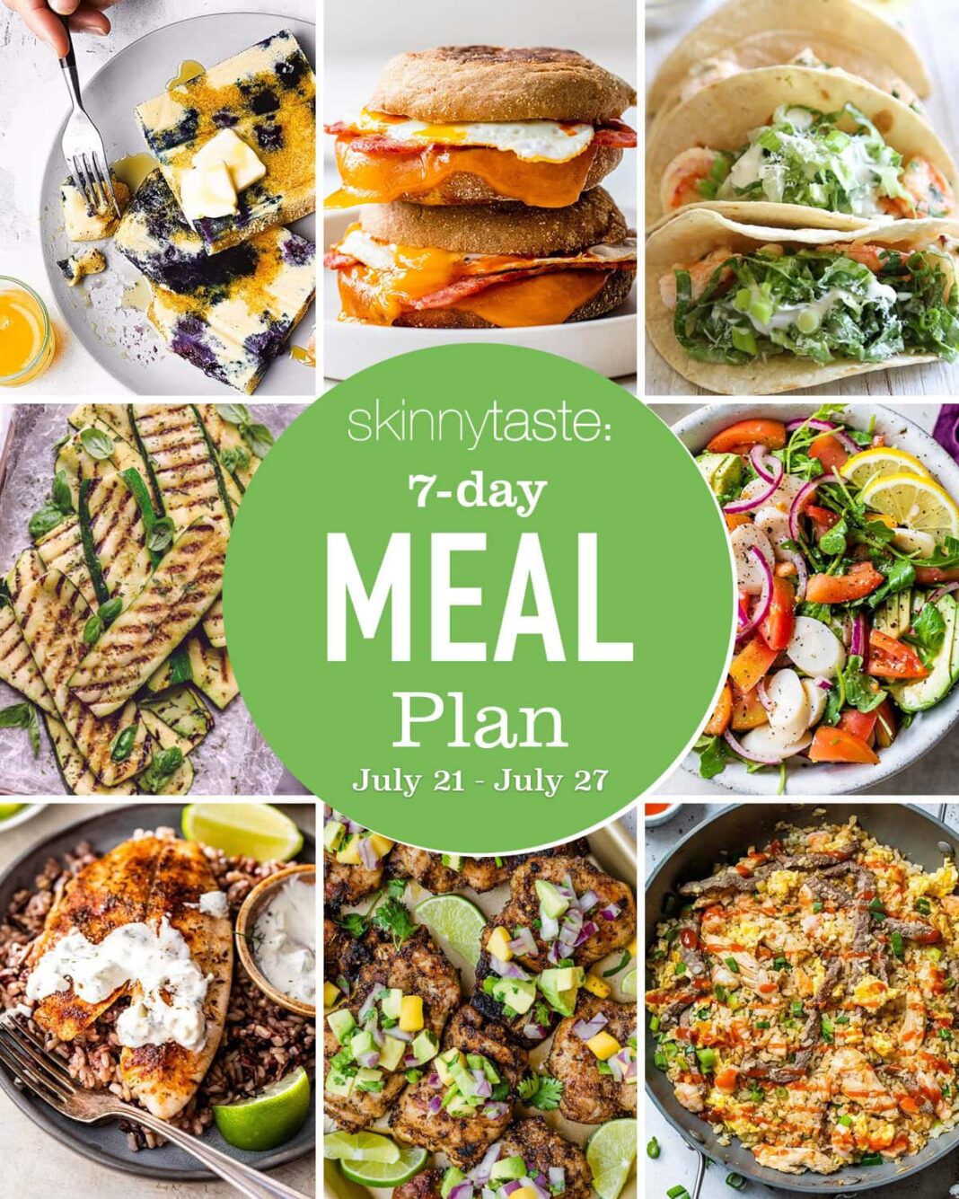 Fit Fusion Hacks Free 7 Day Healthy Meal Plan (July 21-27)