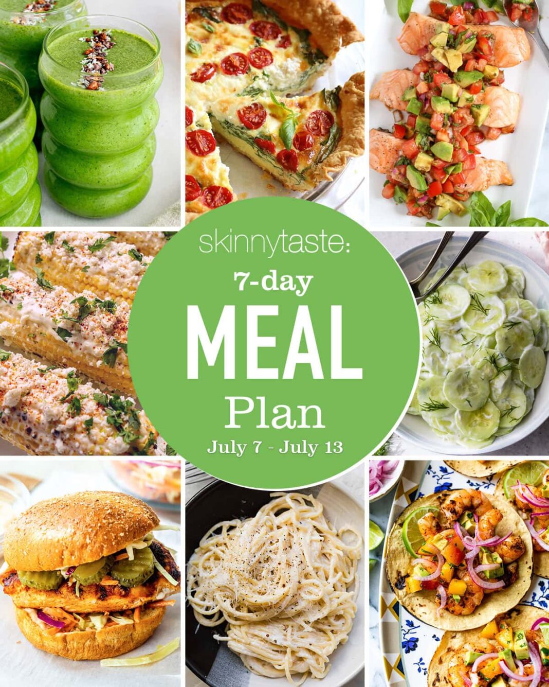 Fit Fusion Hacks Free 7 Day Healthy Meal Plan (July 7-13)