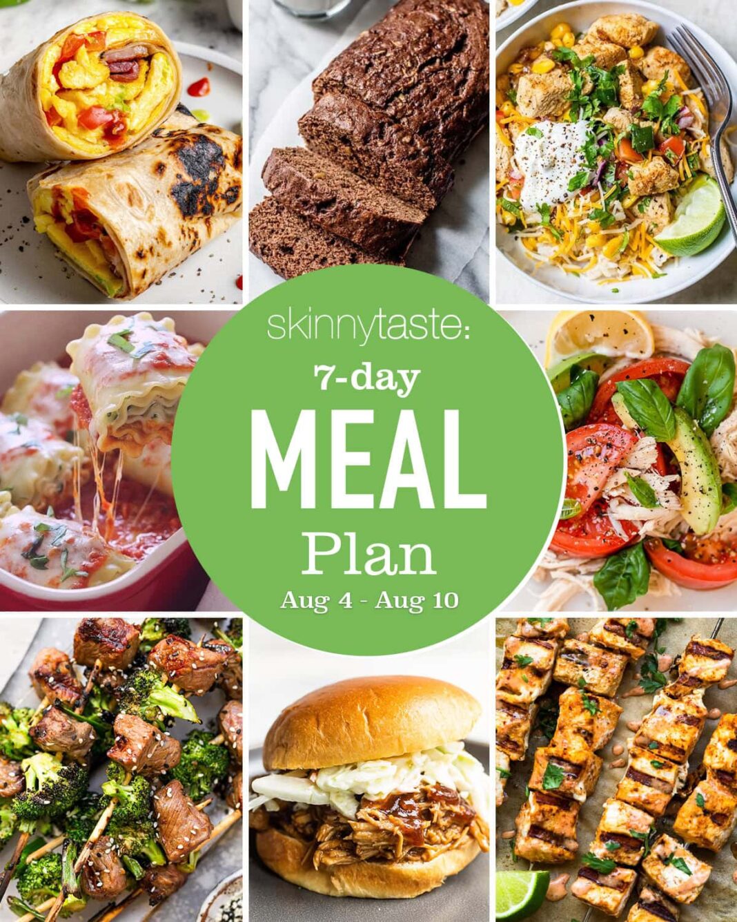 Fit Fusion Hacks Free 7 Day Healthy Meal Plan (August 4-10)