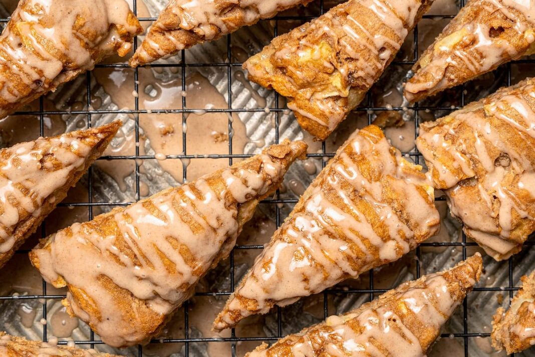 Fit Fusion Hacks Apple Scones with Spiced Glaze