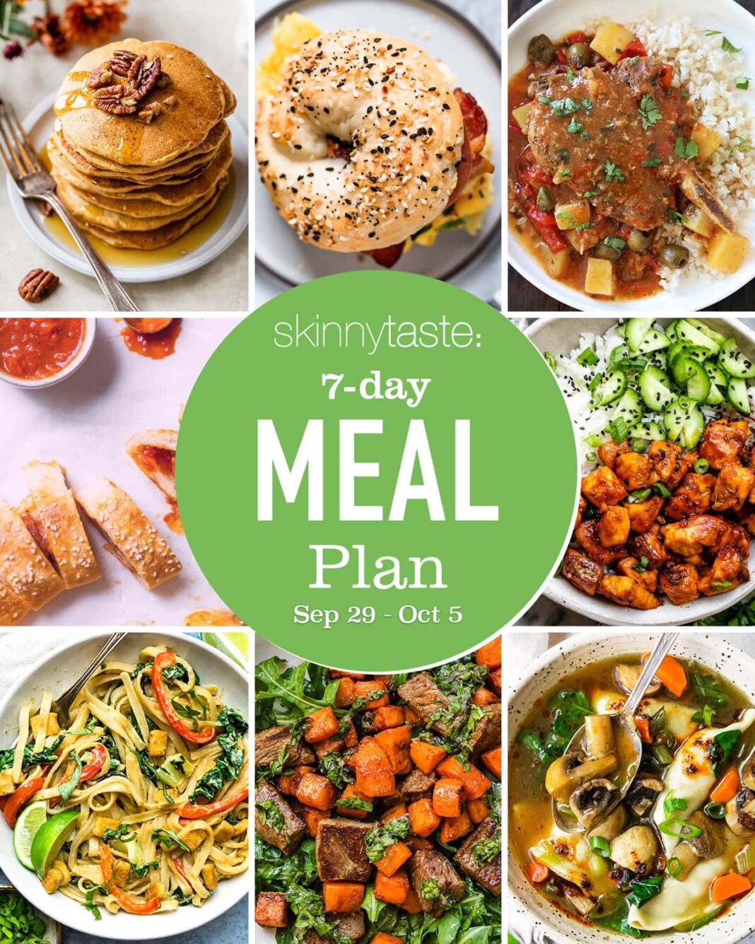 Fit Fusion Hacks Free 7 Day Healthy Meal Plan (Sept. 29- Oct. 5)