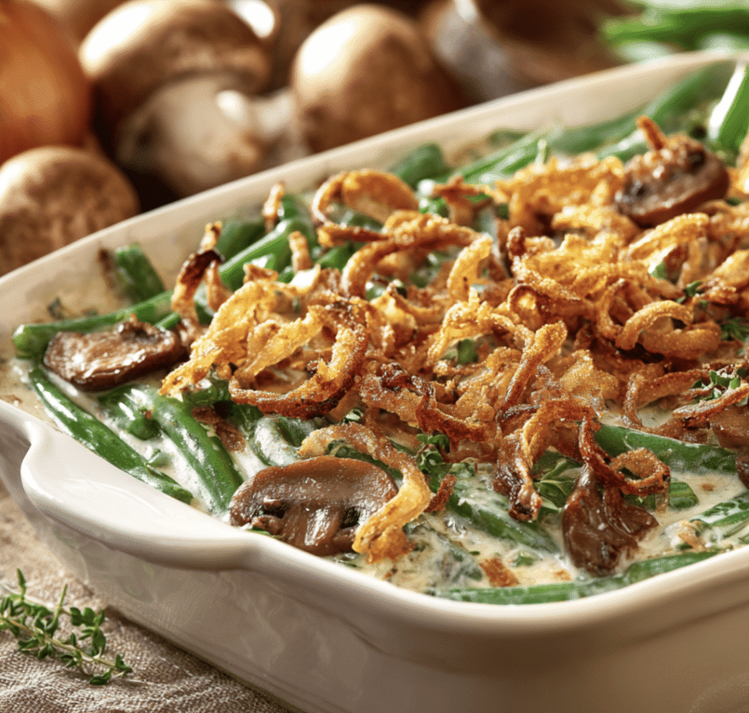 Fit Fusion Hacks Amazing Green Bean Casserole - SHK