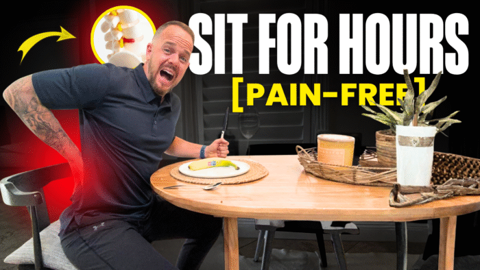Back Pain With Sitting In Restaurant Chairs? | Do This Exercise To Sit For Hours