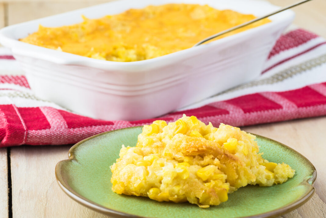 Fit Fusion Hacks Cheesy Creamy Corn Casserole - SHK