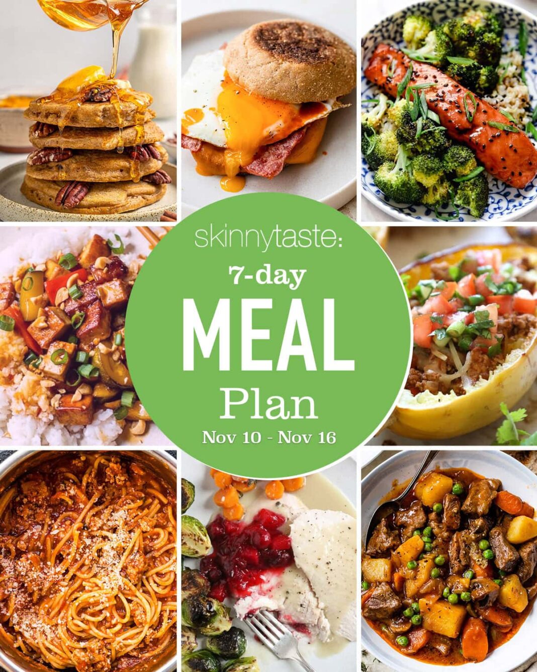 Fit Fusion Hacks Free 7 Day Healthy Meal Plan (Nov. 10-16)