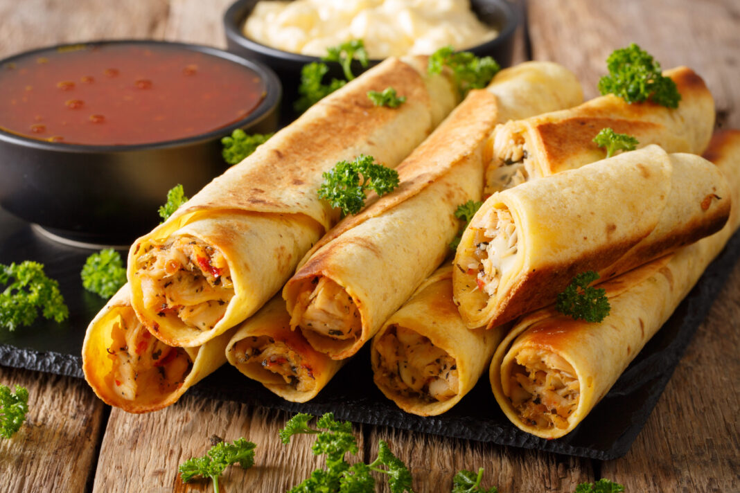 Fit Fusion Hacks Creamy Baked Chicken Taquitos - SHK